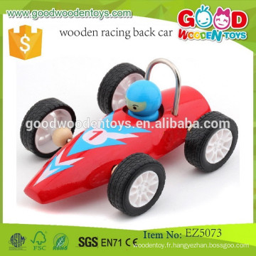 2015 Wholesale Wooden Racing Back Car Kids Jouets artisanaux en bois